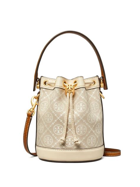 fake feline bucket bag|Tory Burch T.